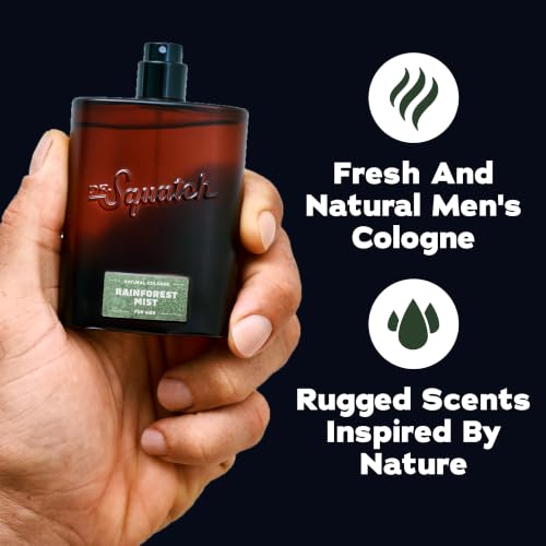 Image of Dr. Squatch Natural Cologne for Men - Scent-Lock Technology and Sustainably-Sourced Ingredients - Rainforest Mist Cologne (1.7 fl oz)