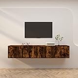Ces meubles TV muraux présentent un design élégant et classique, ce qui en fait une extension décorative et pratique de votre décor.