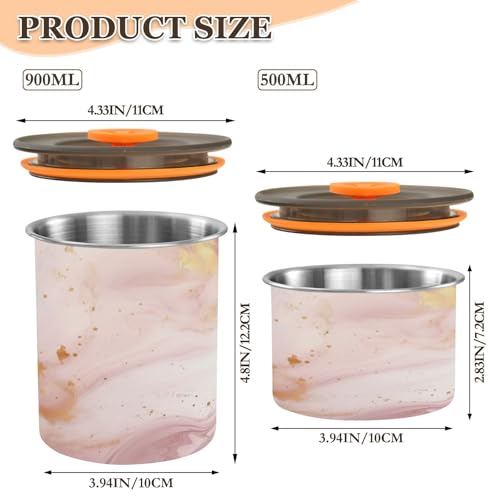 Envase Hermético de Acero Inoxidable para Café 500ml miniatura 2