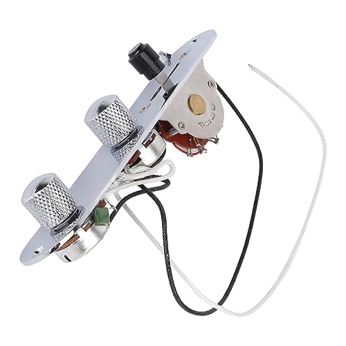 Tableau de commande 3 voies en métal avec 2 vis pour guitare TL