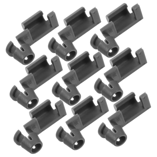 PENIKOKO 10 Piezas Unidades Clips Fijación Palanca Izquierda Compatibles con Palanca Puerta Clips Bloqueo Resistentes para Cierre Seguro de Manilla Accesorios Automóviles Grises