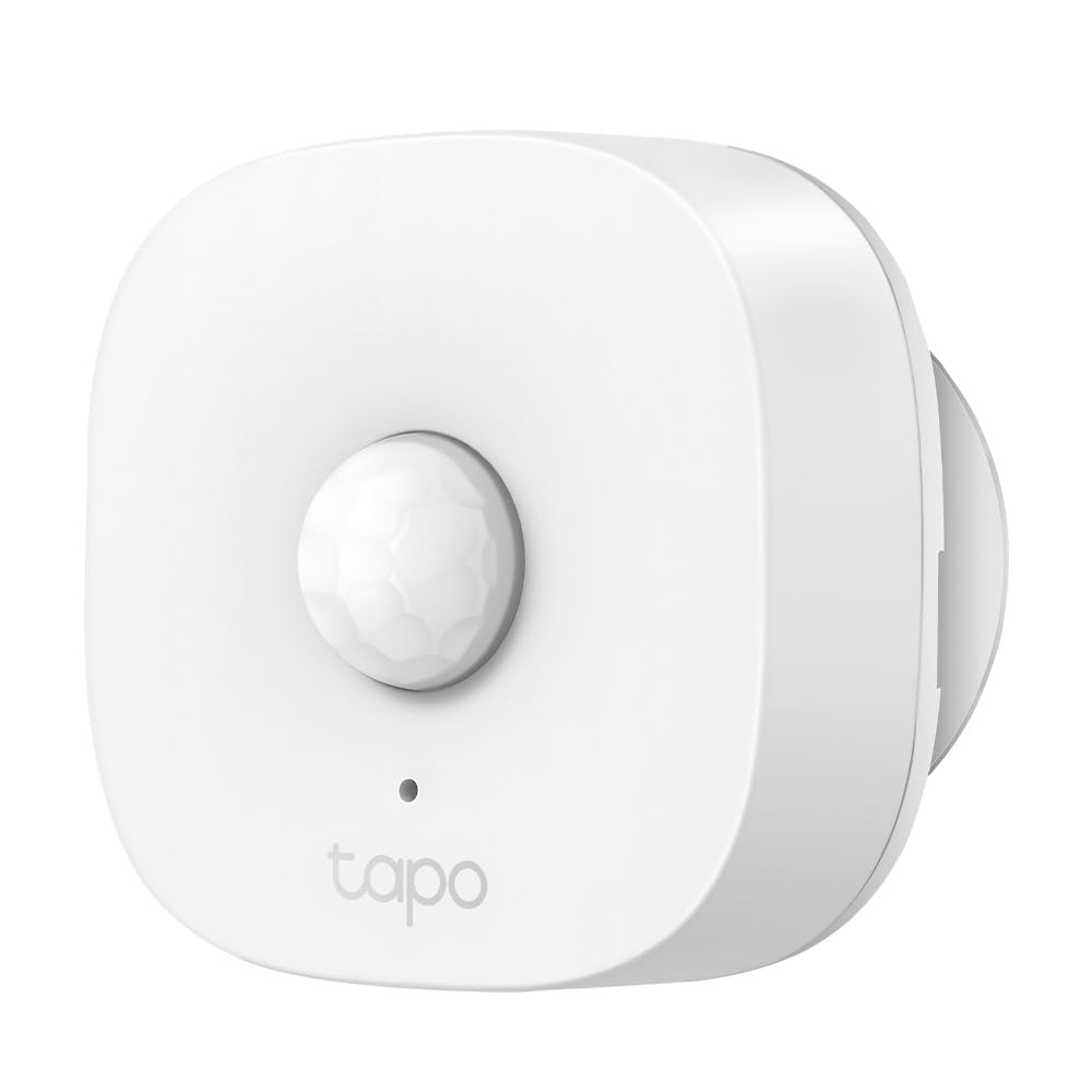 Tapo TP-Link Tapo T100 Bewegungsmelder, für Alarmanlage und Smart Home, Weitbereichserkennung, Batterielebensdauer über 1 Jahr, Tapo Hub Benötigt