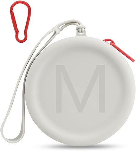 WALLFID Bolsa de silicona para perros, portátil e impermeable, con estampado de alfabeto personalizable, ideal para aperitivos de perros y gatos en