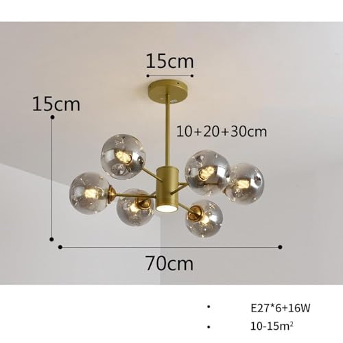 Plafonnier Spoutnik pour illuminer une pièce sombre avec un style moderne - 6