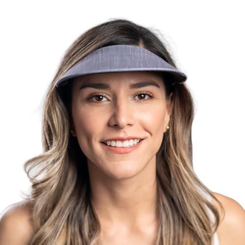 Image of No Headache Sun Visor for Women | Stylish, Lightweight Golf & Tennis Hat | UV Protection for Outdoor Sports & Travel