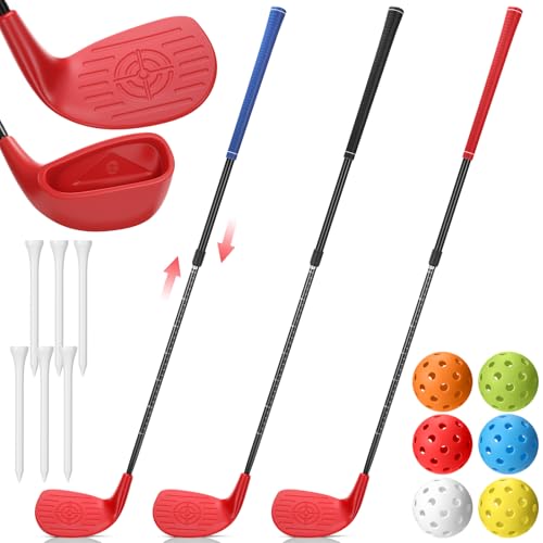 Realspring 3 Pack Adjustable Golf Club Set