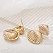 GREICHFAN Gold Shell Dangle Earrings for Women Beach Earrings Summer Fashion Jewelry