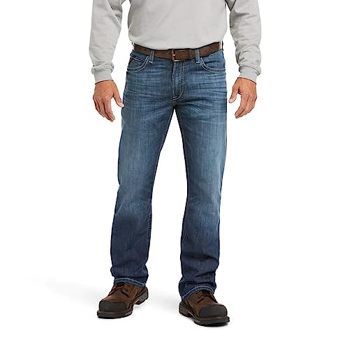 Ariat Men's Flame Resistant M4 Low Rise Boot Cut Jean, Bryce, 36W X 30L #TOP25