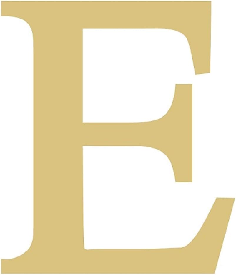 Epsilon Letter Greek Font Cutout College Sorority Fraternity Door Hanger Unfinished Wood MDF Shaped Canvas Style 1 (24")