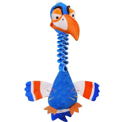 Homounter Squeaky Dog Toys for Large Dogs, Tough Tug of War Puppy Toy, Cute Animal Design Plush Dog Toys with Crinkle Paper, Dog Chew Toys for Small, Medium and Large Dogs