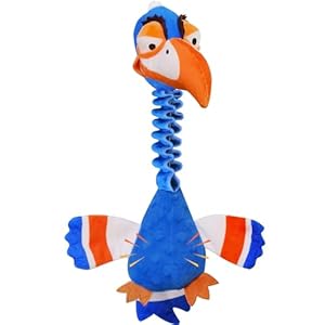 Squeaky Dog Toys for Large Dogs, Tough Tug of War Puppy Toy, Cute Animal Design Plush Dog Toys with Crinkle Paper, Dog Chew Toys for Small, Medium and Large Dogs