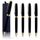 Bolígrafos comerciales personalizados, con 10 recargas de tinta negra, 5 cajas de regalo, personalizados con su nombre o mensaje, perfectos para estudiantes, maestros y gerentes