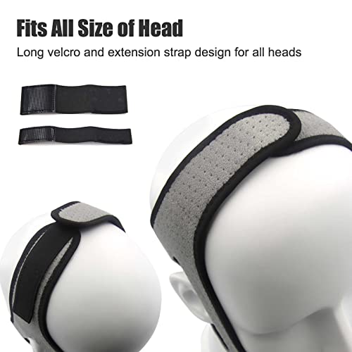 Gihunk Chin Strap - Chin Strap for Cpap Users, Cpap Chin Strap, Anti Snoring Chin Strap, Chin Strap for Snoring, Breathable Comfortable Cpap Chin Straps for Men and Women, Extension Strap(Grey) by Gihunk - Used condition - Image 6