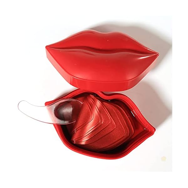 Lip-Masks-Collagen-Lip-Mask-20-Pcs-Lip-Mask-for-Dry-Lips-Lip-Masks-Skincare-Crystal-Lip-Pads-for-Moisturizing-Anti-Wrinkle-Anti-Aging-Firms-Hydrates-Lips-Red VEZE Lip Masks, Collagen Lip Mask 20 Pcs, Lip Mask for Dry Lips, Lip Masks Skincare, Crystal Lip Pads for Moisturizing, Anti-Wrinkle, Anti-Aging, Firms and Hydrates Lips Red