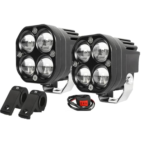 Antibrouillards longue portée puissants 30000lm 200W clignotants LED