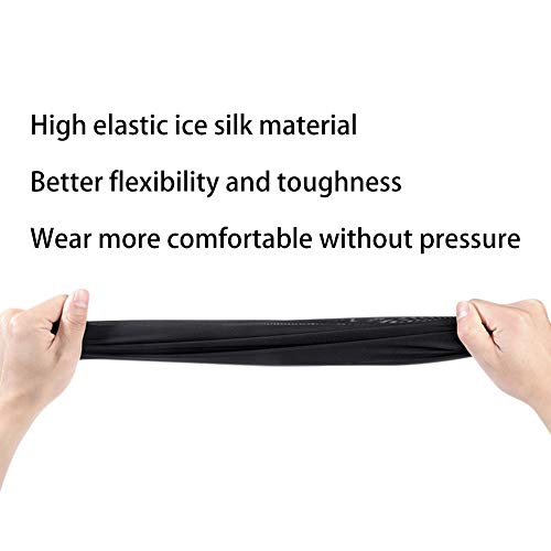 Onewell Balaclava Face Mask, Scarf à Prova de janelas, Hinged Design, Ice Silk Turban Ear Mask Pendu