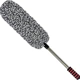 ARMARD Car Duster Duster Microfiber Duster Multi-Functional Dust Brush 55-80Cm Telescopic Handle Adj