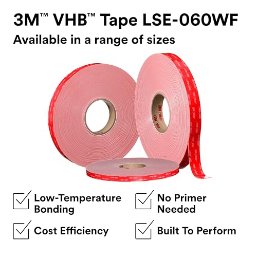 3M VHB Tape LSE-110WF, White, 1/2 in x 36 yd, 45 mil, 1 Roll by 3M - Image 9