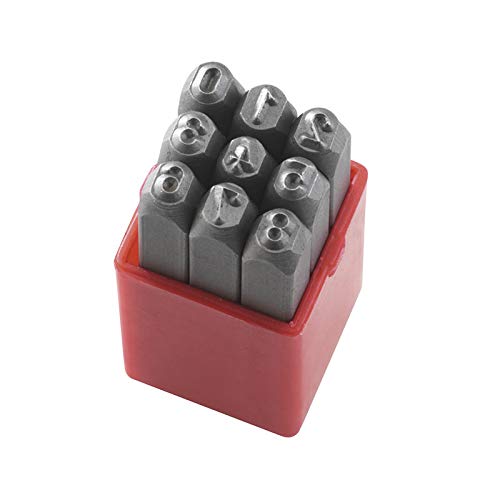 Numéros HRC 58-60 Fervi P012/N05 poinçons de frappe ultra résistants