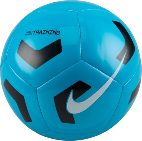 Nike FZ7555-434 Pitch Training Pallone da calcio ricreativo Unisex LT BLUE FURY/BLACK/WHITE Taglia 5