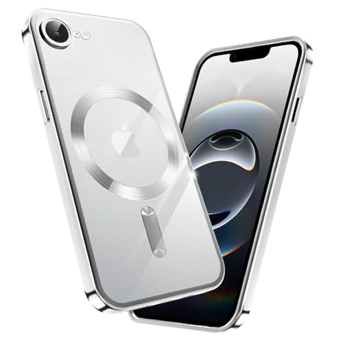 fagazzfu iPhone 16e P[X NA MagSafeΉ phone 16e X}zP[X ϏՌ h~ bLH pق 16e Jo[ Yی TPU \tg  wh~ Xgbvz[t ϖh~ lC iV