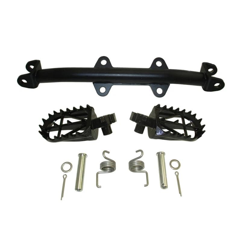Repose-pieds pour CRF110 et quad avec grip maximal tout-terrain noir