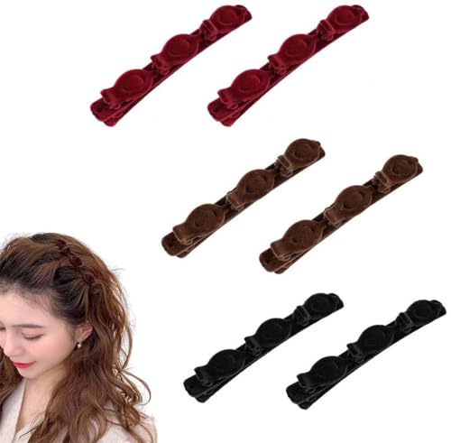 Braided Hair Clips for Women and Girls - Double Layer