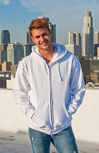 Men's Ecosmart Full Zip Up Front Jacket Ultimate Heavyweight Fleece Sweatshirt Cotton Blend Winter Warm Work Hoodie4