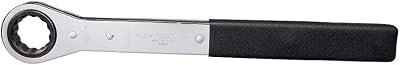 Klein Tools 53873 Ratcheting Box End Wrench with Chrome Plated and Ratcheting Mechanism for Efficiency