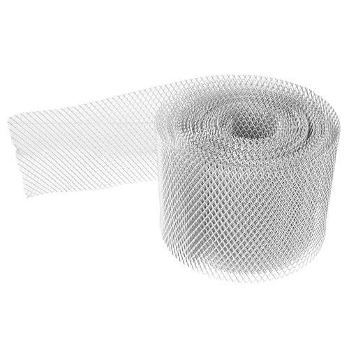 FIXOSHEE Protector Canalón Aluminio Malla Microfibra Filtro Resistente Fácil Instalación para Canaletas Recogida Agua Lluvia