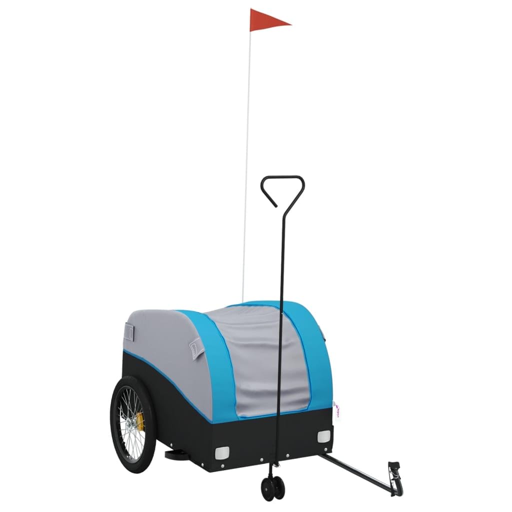 Mobili Select-Bike Rimorchio Nero e Blu 45 kg Ferro