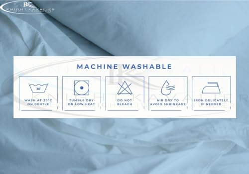 Image of Single Size Fitted Sheet- Egyptian Cotton 500 Thread Count Hotel Luxury 1 Piece Single Fitted Bedsheet- Fit Mattress Up to 12 inch- Extra Soft, Wrinkle Free, Breathable Sheet- Light Blue