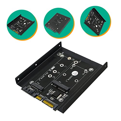 Caja externa transparente para mSATA y SSD Artibetter miniatura 6