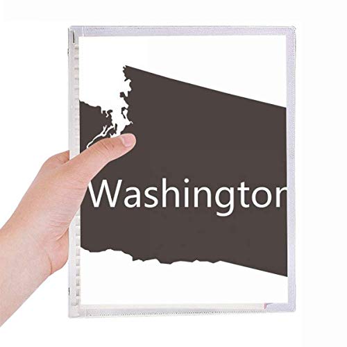 Carnet de notes à spirale Washington rechargeable avec finitions soignées