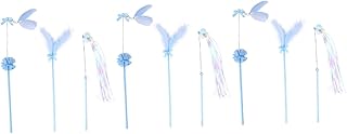 POPETPOP 9 Pçs Borla Teaser Stick Brinquedos Para Gatos Brinquedos Para Gatinhos Brinquedo Azul Vara De Pescar Brinquedo Para Gatos Vara De Pesca Pingente Conjunto De Brinquedos Para Gatos