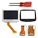 TOMSIN MOD LCD Backlight Kit 32 Pin 40 Pin GBA SP AGS-101 Backlit Screen with Glass Screen Lens Panel for Gameboy Advance