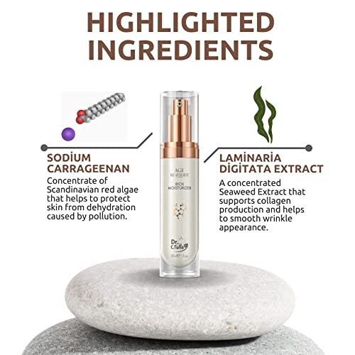 Farmasi Dr. C. Tuna Age Reversist Rich Moisturizer, Anti-Wrinkle Daily Face, Neck & Chest Moisturizer, Smoothes, Hydrates, Reduces The Look Of Wrinkles & Pores, 1 Fl. Oz / 30 Ml #TOP2
