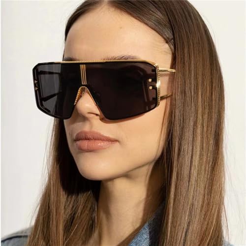 Women Oversized Gradient Sun Glasses Female Driving Shades Vintage Square Sunglasses3