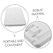 NOLITOY Portable Blow-Molded Plastic Shower Chair Board for Easy Bathroom Use Walker Seat Replacement Part Lightweight and Convenient for Home and Travel