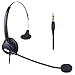 Xintronics Cuffie Telefono Cellulare Mono, Microfono a Cancellazione del Rumore, Auricolare 3,5 mm per iPhone Samsung Huawei Blackberry HTC ZTE LG Cellulari e Smartphone(X103-35M1)