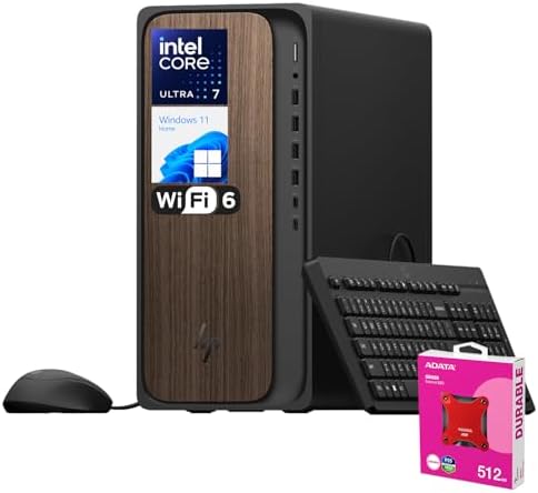 HP 2025 OmniDesk M03 Business Next Gen AI PC Desktop, Intel Core ...