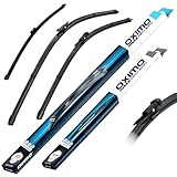 OXIMO SIMPLY WORKS Essuie-glaces avant et arrière pour Ford Galaxy III 3 III MK3 05.2015-06.2018 Monospace, Lot de 3 balais d’essuie-glace - gauche 750 mm, droite 750 mm, arrière 330 mm