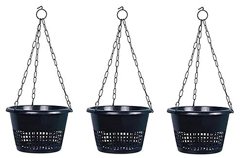 KOO Retails Garden Hanging Pot - 8 inch Dia (Black) (B08J16TXJ9) Amazon Price History, Amazon Price Tracker
