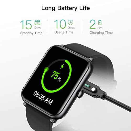 Fitness Tracker Smart Watch For Android Ios Phones Step Calories Tracker Heart Rate Monitor, 45Mm Touchscreen Fitness Watch Spo2 Sleep Tracking, Ip68 Waterproof Pedometer Smartwatch For Women Men #TOP5