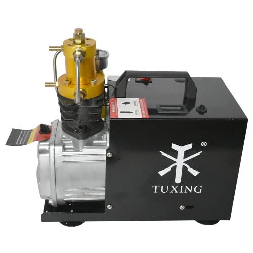 TUXING PCP Air Compressor 4500Psi/300Bar Paintball Compressor,TXES021 High Pressure Air Compressor for Car Tires Pcp Air Rifle,Scuba Tank Filling(with Dual Cooling System) - Image 10