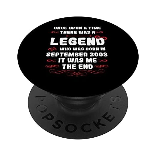 Érase una vez una leyenda. Septiembre de 2003 Cumpleaños PopSockets PopGrip Intercambiable