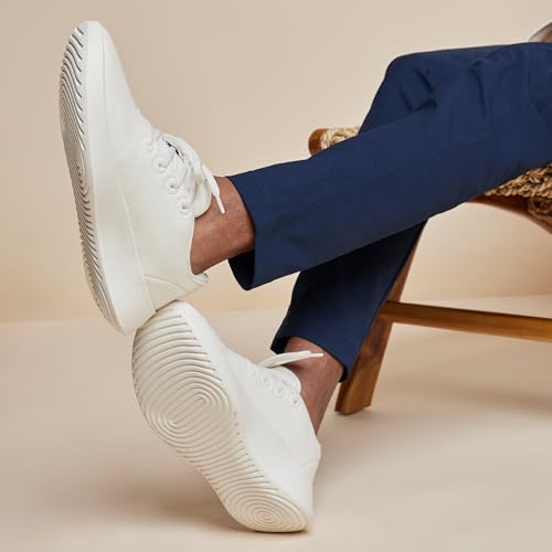 Allbirds Men's Wool Runner Go, Breathable Merino Wool Sneakers - Deep Navy (Blizzard Sole) - 14 Medium