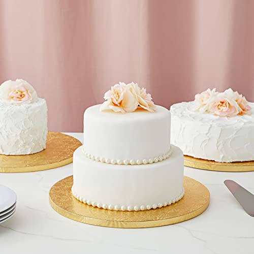 3 Pack Gold 12 Inch Cake Drums For Baking, Round Cake Boards For Desserts, Bakery #TOP1