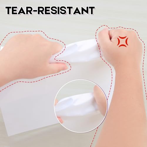 30 Sheets Premium Printable Vinyl Sticker Paper for Inkjet Printer and Laser, Glossy White 8.5x11 Inch Sticker Paper Waterproof, Dries Quickly, Vivid Colors, Tear Resistant, Great for Cutting Machines - Thumbnail 7