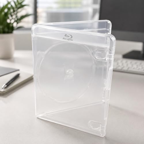 Fundas Transparentes para BLU Ray estilo PS3 pack de 10 contra desgaste de carátulas 4
